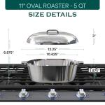 MAGNAWARE 5 QT Cast Aluminum Dutch Oven with Lid