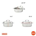 IMUSA 13-Inch Cajun Cast Aluminum Jambalaya Pot