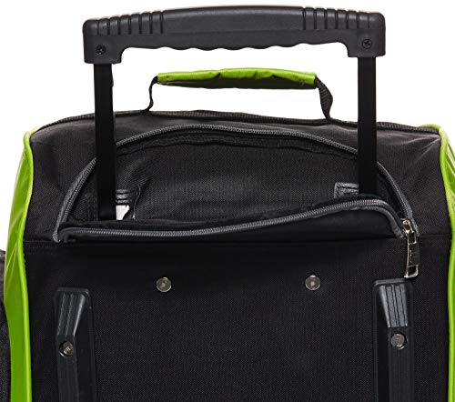 Fila 81.3 cm Lightweight Rolling Suitcase, Black/Lime