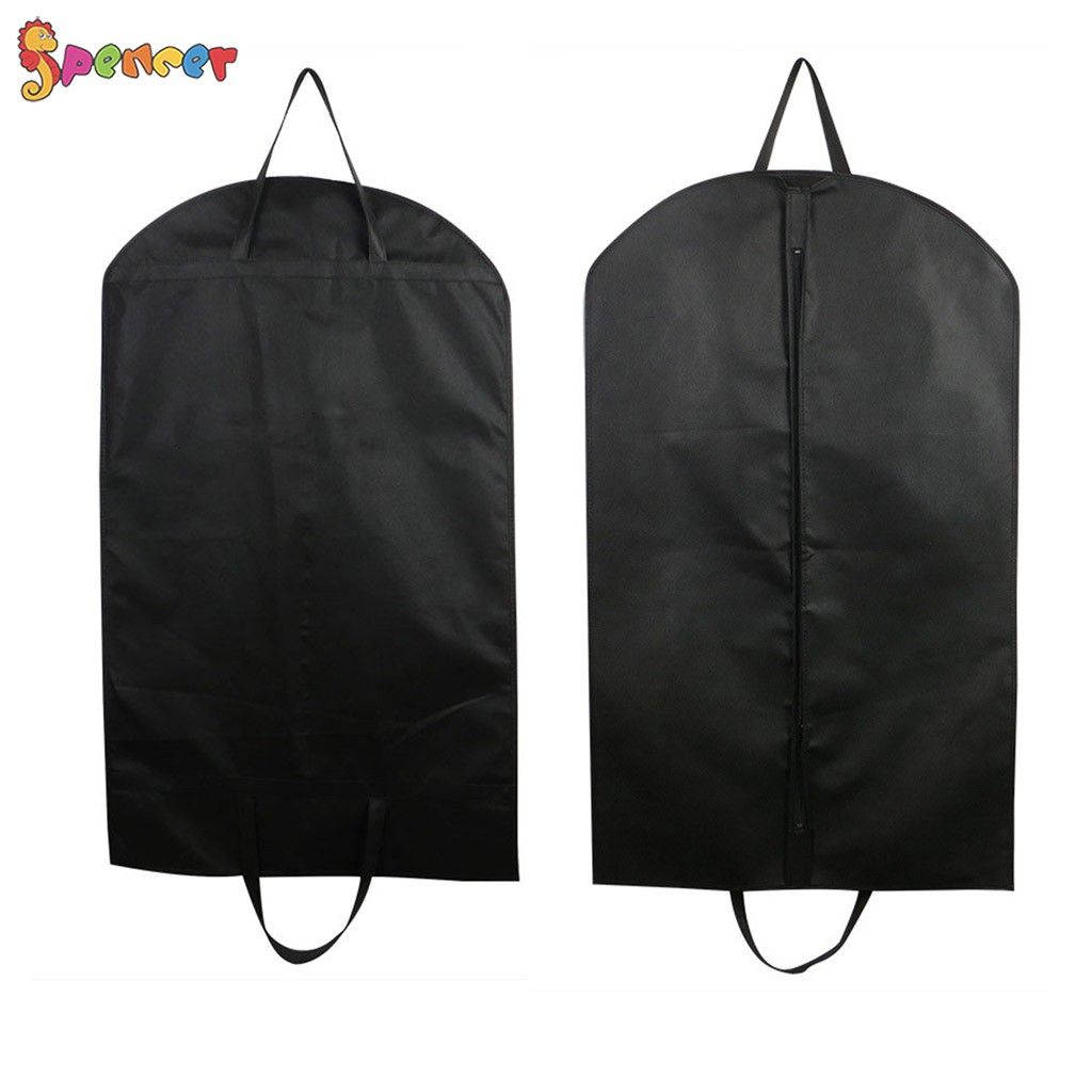 2 Pack Spencer Black Garment Bags