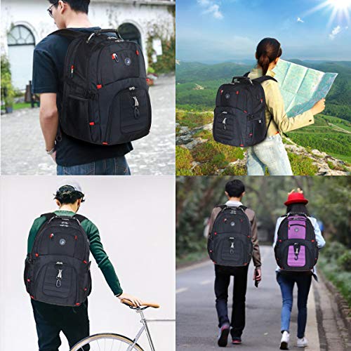 52L Travel Laptop Backpack with USB Charging