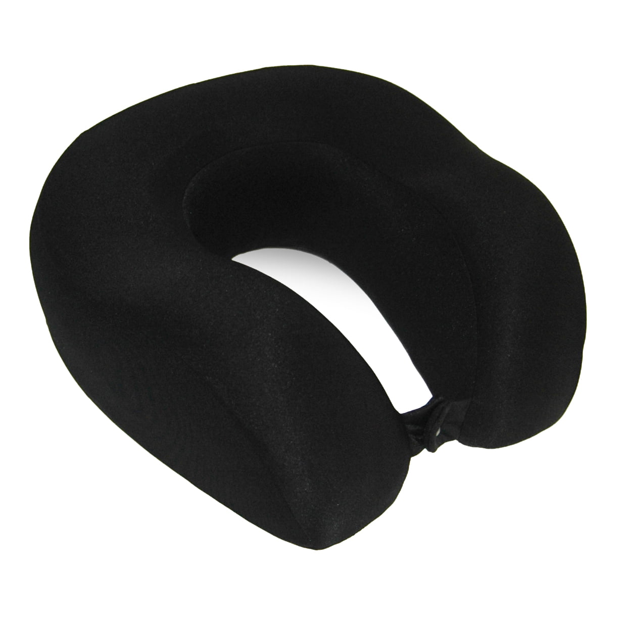 AT Cool Touch Memory Foam Travel Pillow - Black