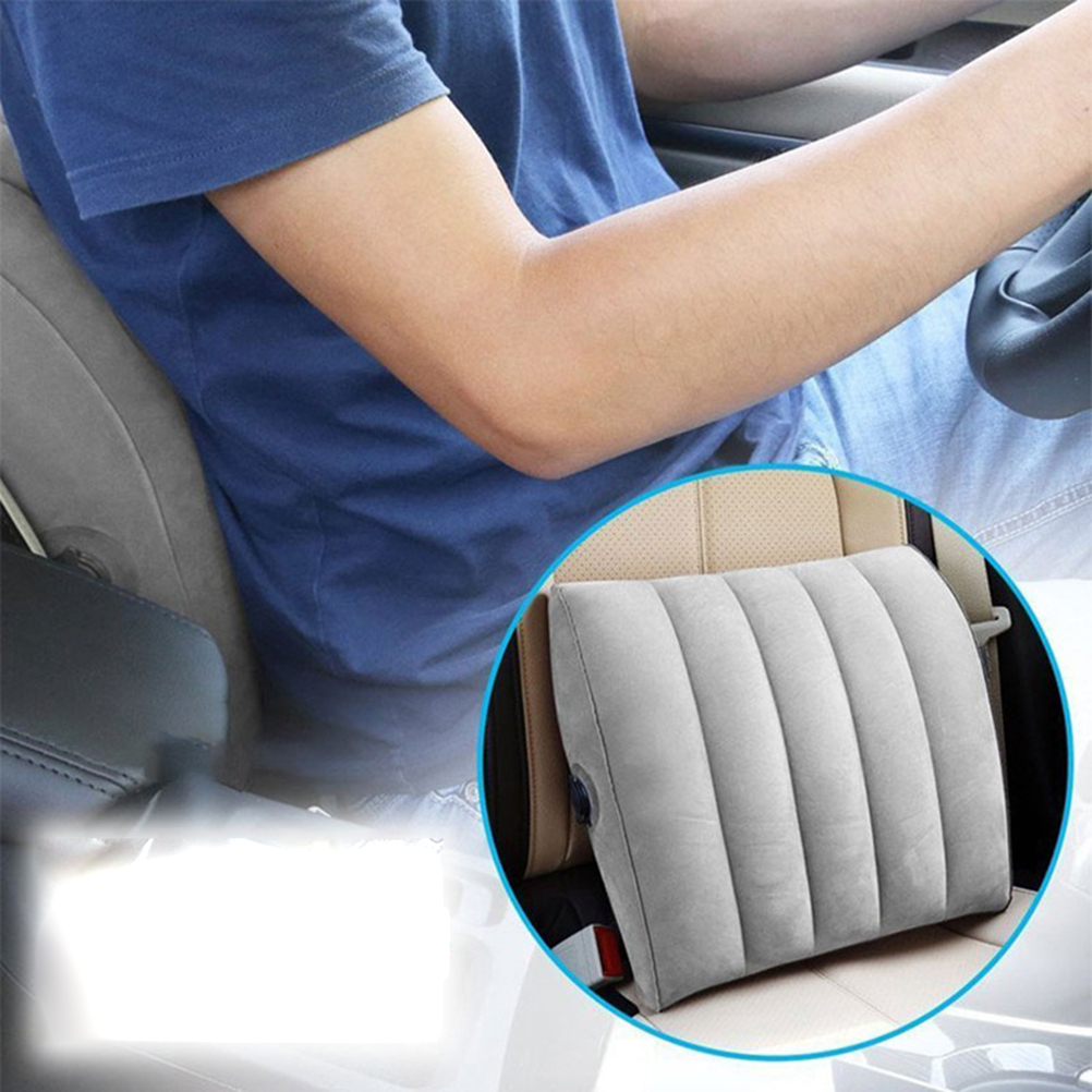 Inflatable Portable Lumbar Pillow for Travel