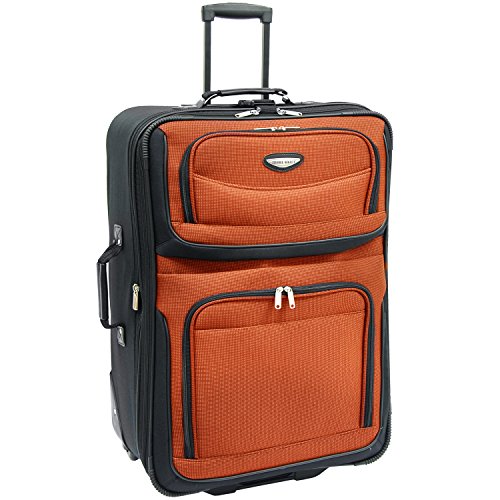 Orange Amsterdam Rolling Luggage - Large Size