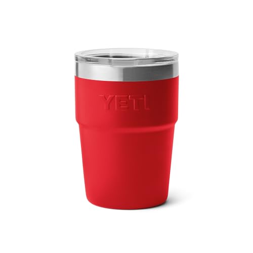 YETI Rambler Red Stackable Cup with MagSlider Lid