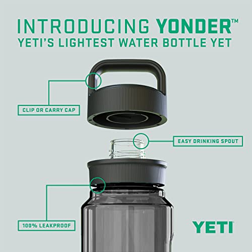 YETI Yonder Chug Bottle - 1L, Anthracite