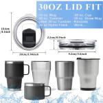 30oz Yeti Tumbler Lids with Magnetic Slider