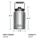 YETI Rambler Half Gallon Camp Green Jug
