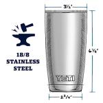 YETI Rambler 20 oz Tumbler, Sagebrush Green