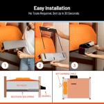 Squirrel Gray Bedside Perch with Charging Port