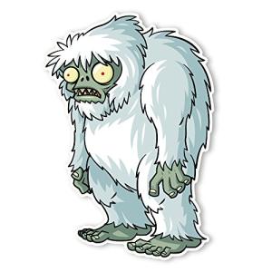 Yeti Wall Decals for Plants vs. Zombies