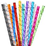 12-Pack Colorful Reusable Straws for YETI Tumblers