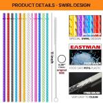 12-Pack Colorful Reusable Straws for YETI Tumblers