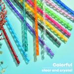 12-Pack Colorful Reusable Straws for YETI Tumblers