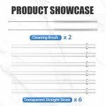 Reusable Straws for YETI Tumblers - 6 Pack