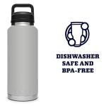 YETI Rambler 46 oz Leakproof Bottle, Granite Gray
