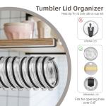 Yeti Tumbler Lid Organizer - 2 Pack Black