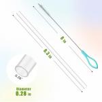 Yeti Rambler Bottle Replacement Straws, 5 Pack