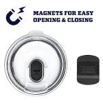 YETI Rambler 20 oz Stainless Steel Tumbler, Aquifer Blue