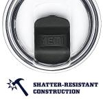 YETI Rambler 20 oz Stainless Steel Tumbler, Aquifer Blue