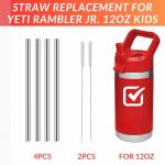 Reusable Metal Straws for YETI Rambler Jr