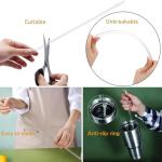 11 Inch Clear Reusable Straws for Yeti Tumblers