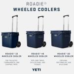 YETI Roadie 32 Cooler with Wheels, Navy