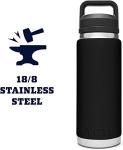 YETI Rambler 737ml Stainless Steel Chug Bottle - Black