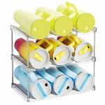 Stackable Water Bottle Organizer for Yeti & Tumblers