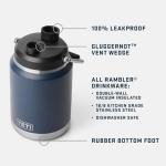 YETI Rambler 2.0 Half Gallon Jug, Black Forest Green