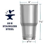 YETI 30 oz Rambler Tumbler - Wild Vine Red
