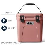 YETI Roadie 24 Cooler in Sandstone Pink