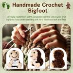 Bigfoot Crochet Doll - Funny Yeti Plush Toy
