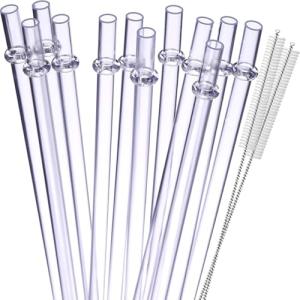 11 Inch Clear Reusable Straws for Yeti Tumblers