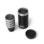 YETI Black 7 oz Flask and Shot Glass Set