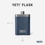 YETI Black 7 oz Flask and Shot Glass Set