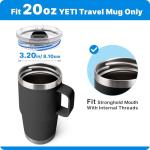 20 oz YETI Travel Mug Screw Top Lid