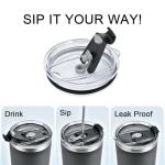 Replacement Flip Lids for 20 oz Tumblers - 2 Pack