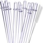 12 Pack of 9-Inch BPA-Free Reusable Straws