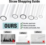 Flexible 6-Pack Straws for Yeti & Stanley Cups