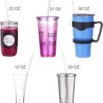 12 Pack of 9-Inch BPA-Free Reusable Straws