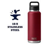 YETI 46 oz Vacuum Insulated Bottle, Harvest Red