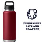 YETI 46 oz Vacuum Insulated Bottle, Harvest Red