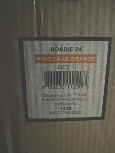 YETI Roadie 24 Cooler, King Crab