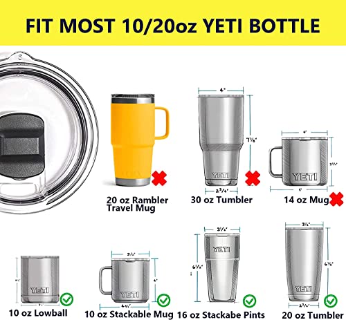 Magnetic Spill Proof Tumbler Lids - 2 Pack