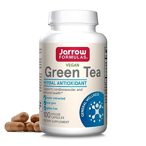 Jarrow Formulas, Green Tea, 500 mg, 100 Veggie Caps