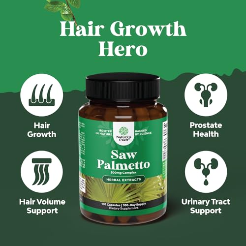 Saw Palmetto Capsules for Prostate & Hair Loss