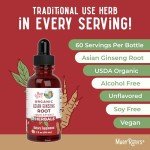 Asian Ginseng Supplement for Vitality and Focus