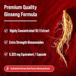 120 Vegan Capsules of NutraChamps Red Ginseng