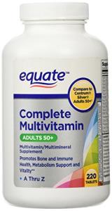 Complete Multivitamin/Multimineral Supplement Tablets, Adults 50+, 220 Count